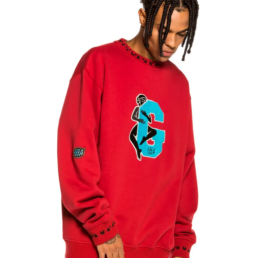 Sudadera Grimey "Singgang Junction" Crewneck - Red | Fall 21