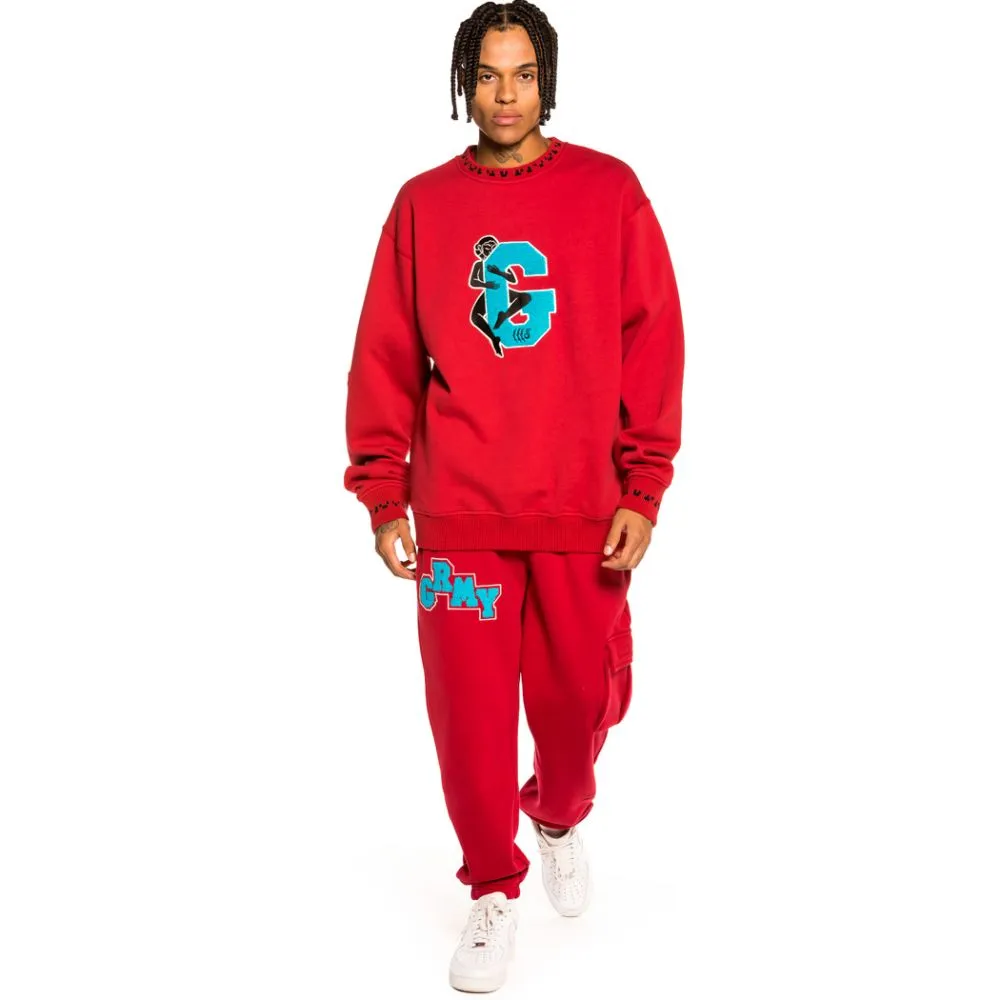 Sudadera Grimey "Singgang Junction" Crewneck - Red | Fall 21