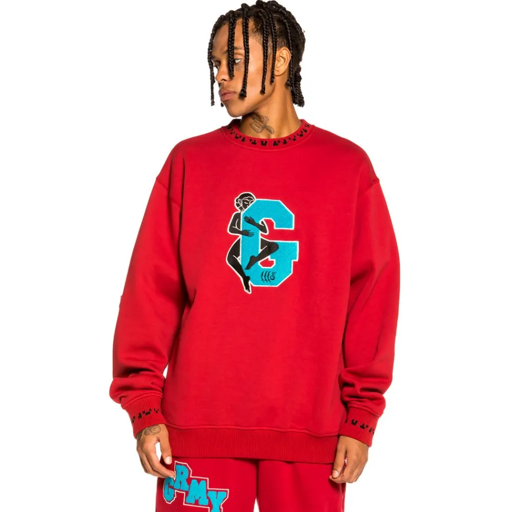 Sudadera Grimey "Singgang Junction" Crewneck - Red | Fall 21