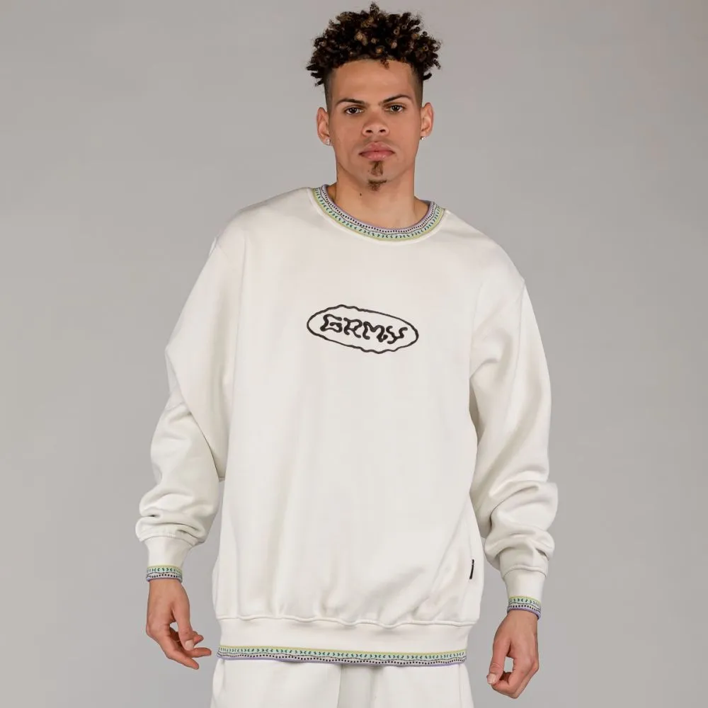 Sudadera GRIMEY UFOLLOW - WHITE | Spring 23