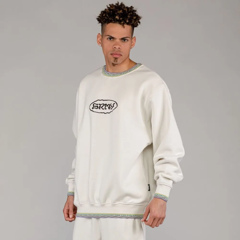 Sudadera GRIMEY UFOLLOW - WHITE | Spring 23