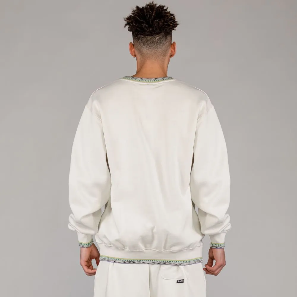 Sudadera GRIMEY UFOLLOW - WHITE | Spring 23