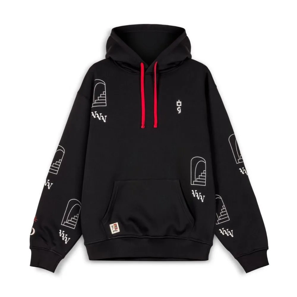 SUDADERA GRIMEY VITA DEORUM (GRMY X OJ) VINTAGE - BLACK | FW23