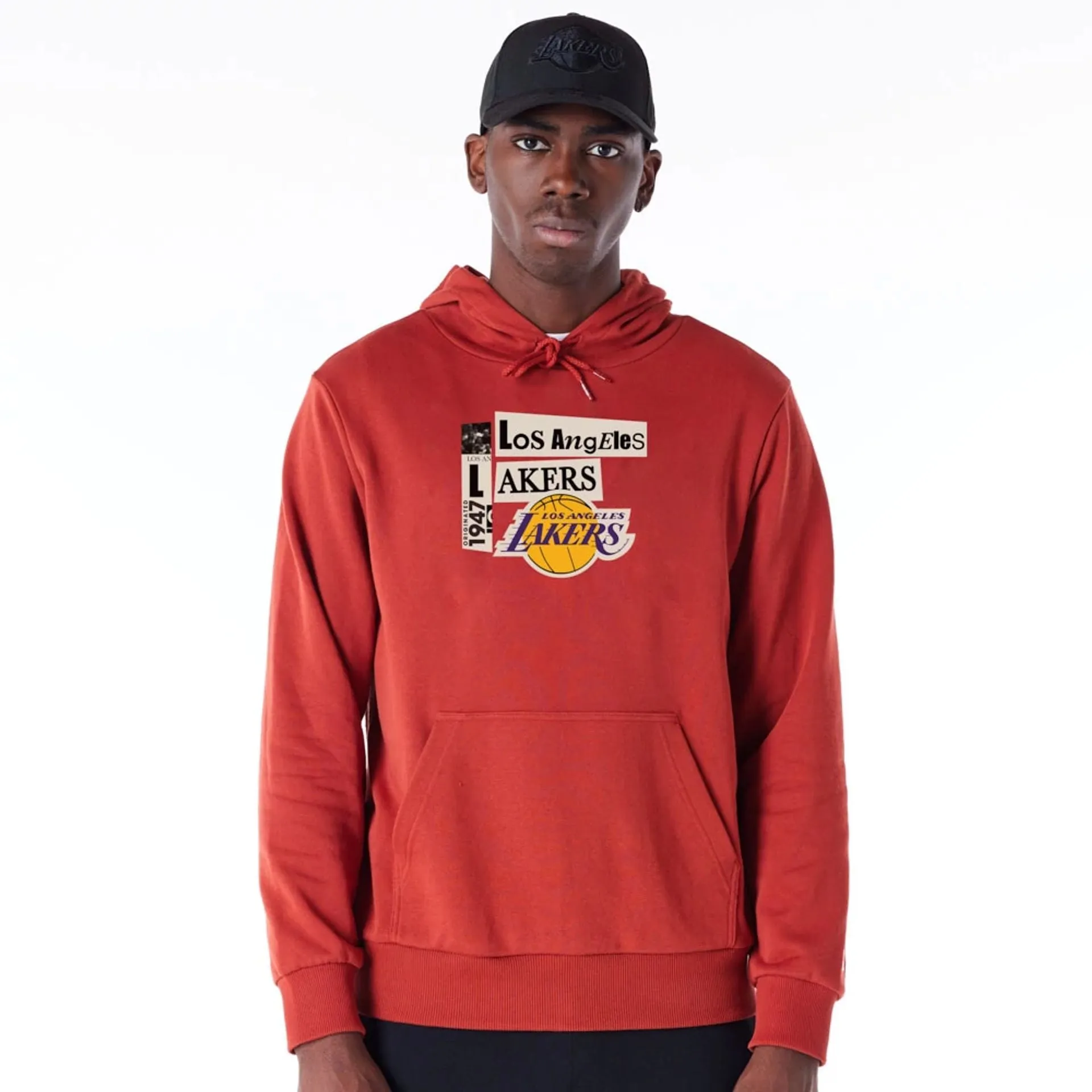 Sudadera LA Lakers Newspaper Graphic