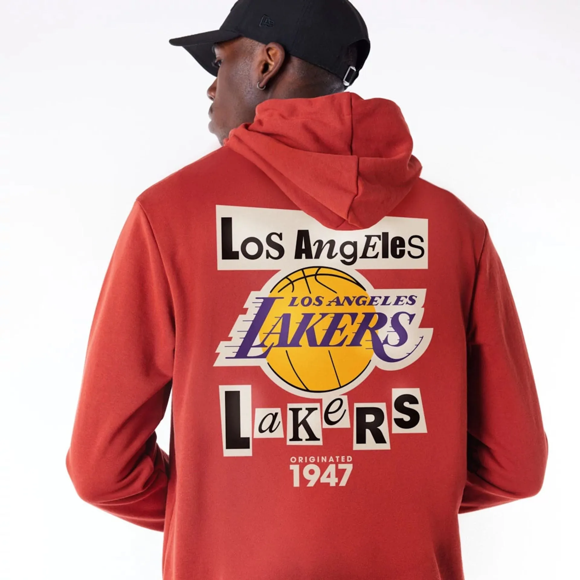 Sudadera LA Lakers Newspaper Graphic