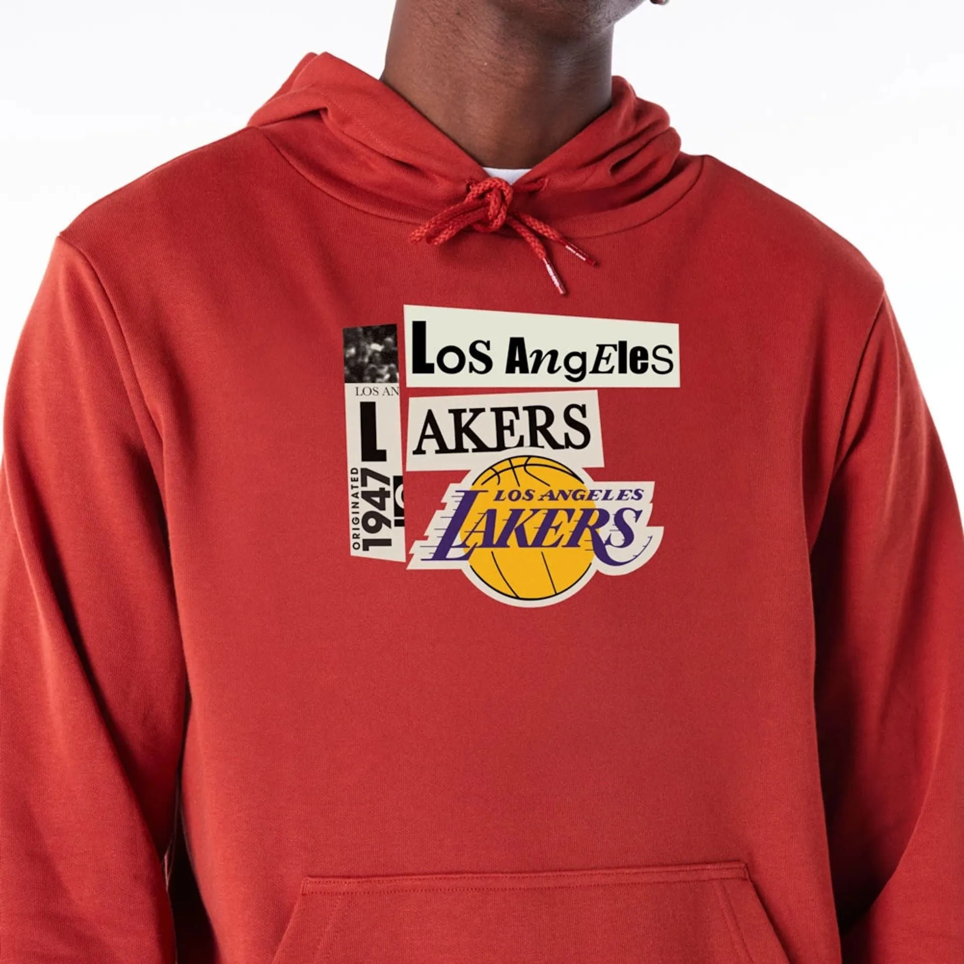 Sudadera LA Lakers Newspaper Graphic