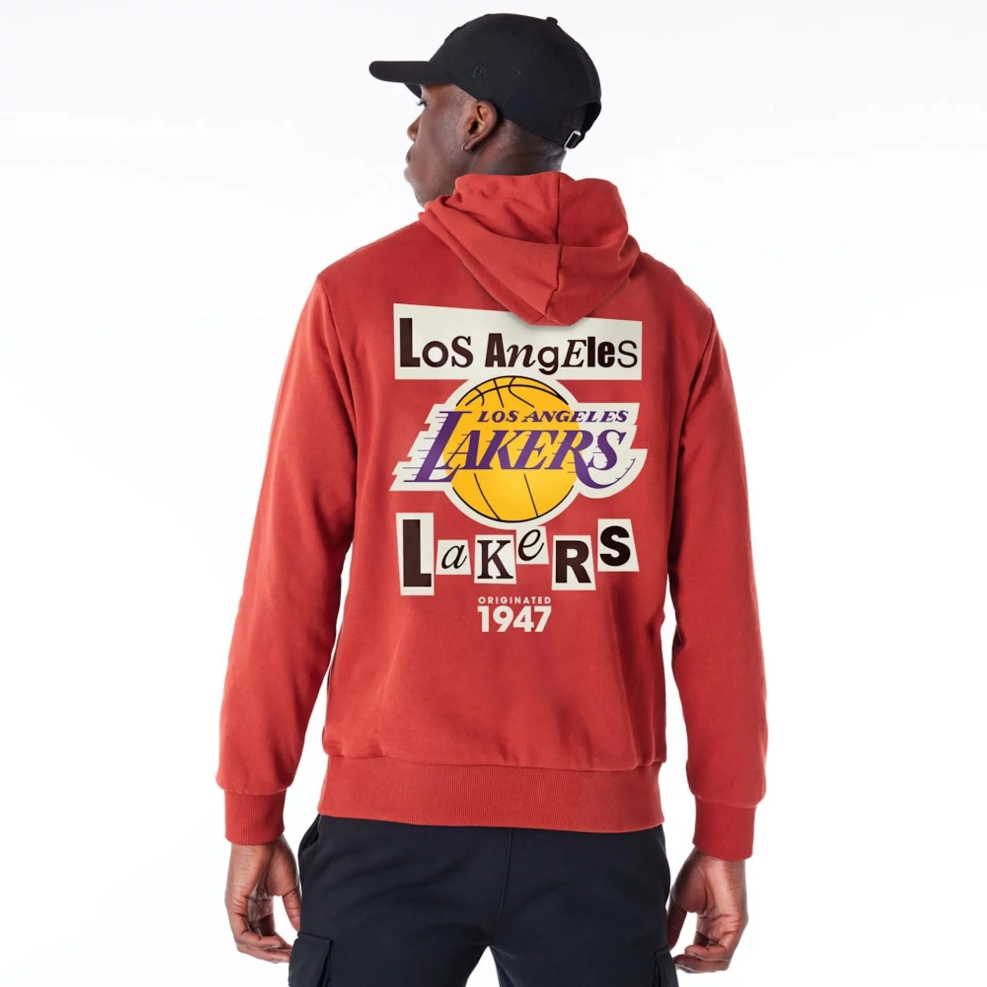 Sudadera LA Lakers Newspaper Graphic