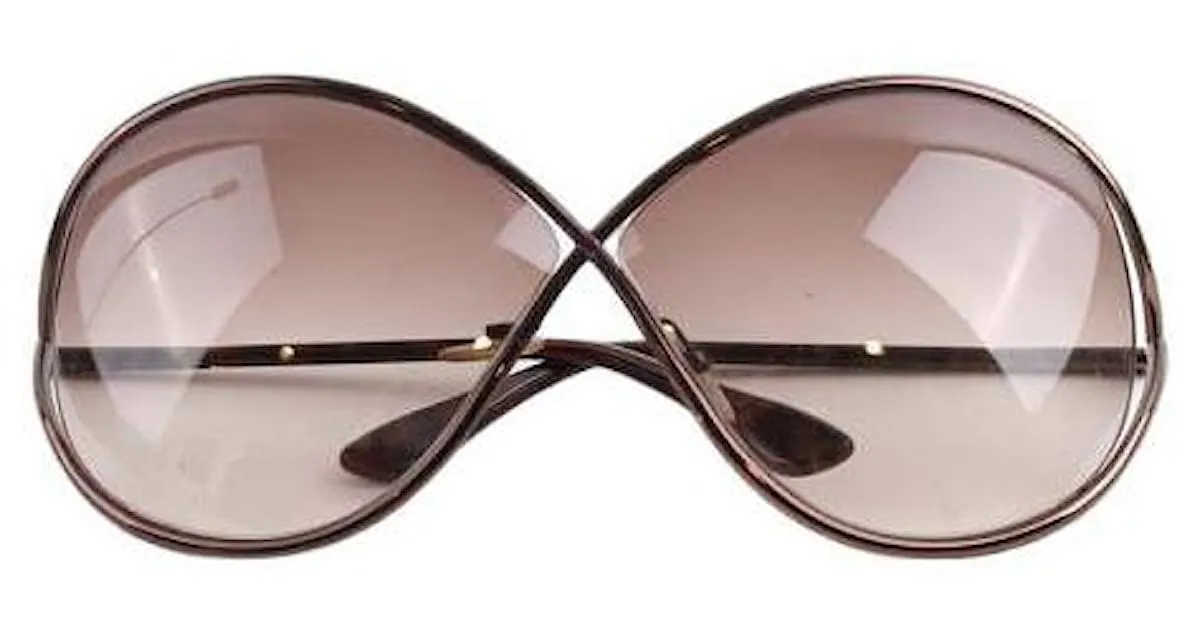 Tom Ford Gafas de sol marrones Castaño 