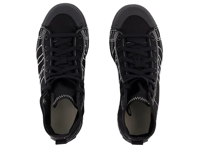 Y3 Nizza Hi Sneakers - Y-3 - Cuero - Negro 