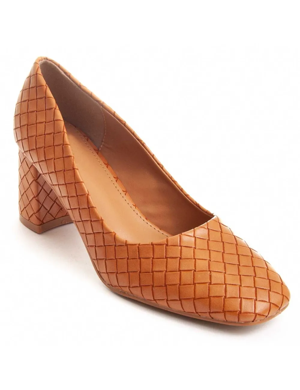 Zapato De Tacón Para Mujer.  Montevita  Colombia  87740 Marrón