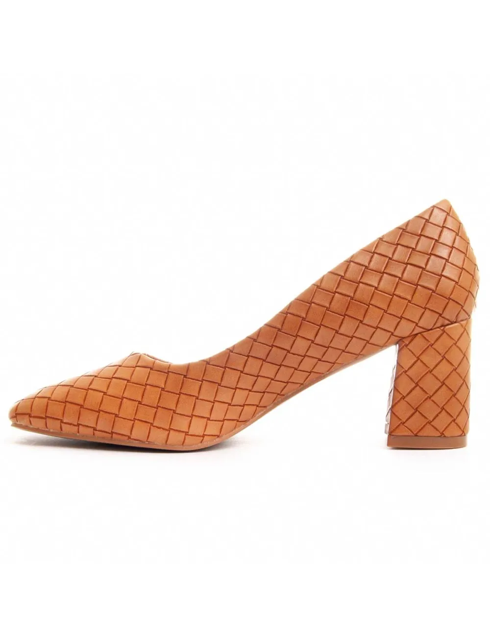 Zapato De Tacón Para Mujer.  Montevita  Colombia  87740 Marrón