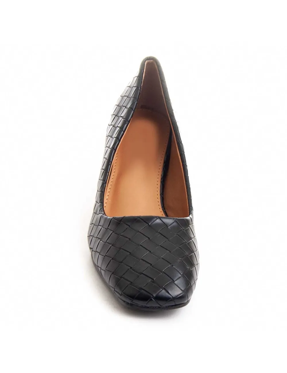 Zapato De Tacón Para Mujer.  Montevita  Colombia  87741 Negro