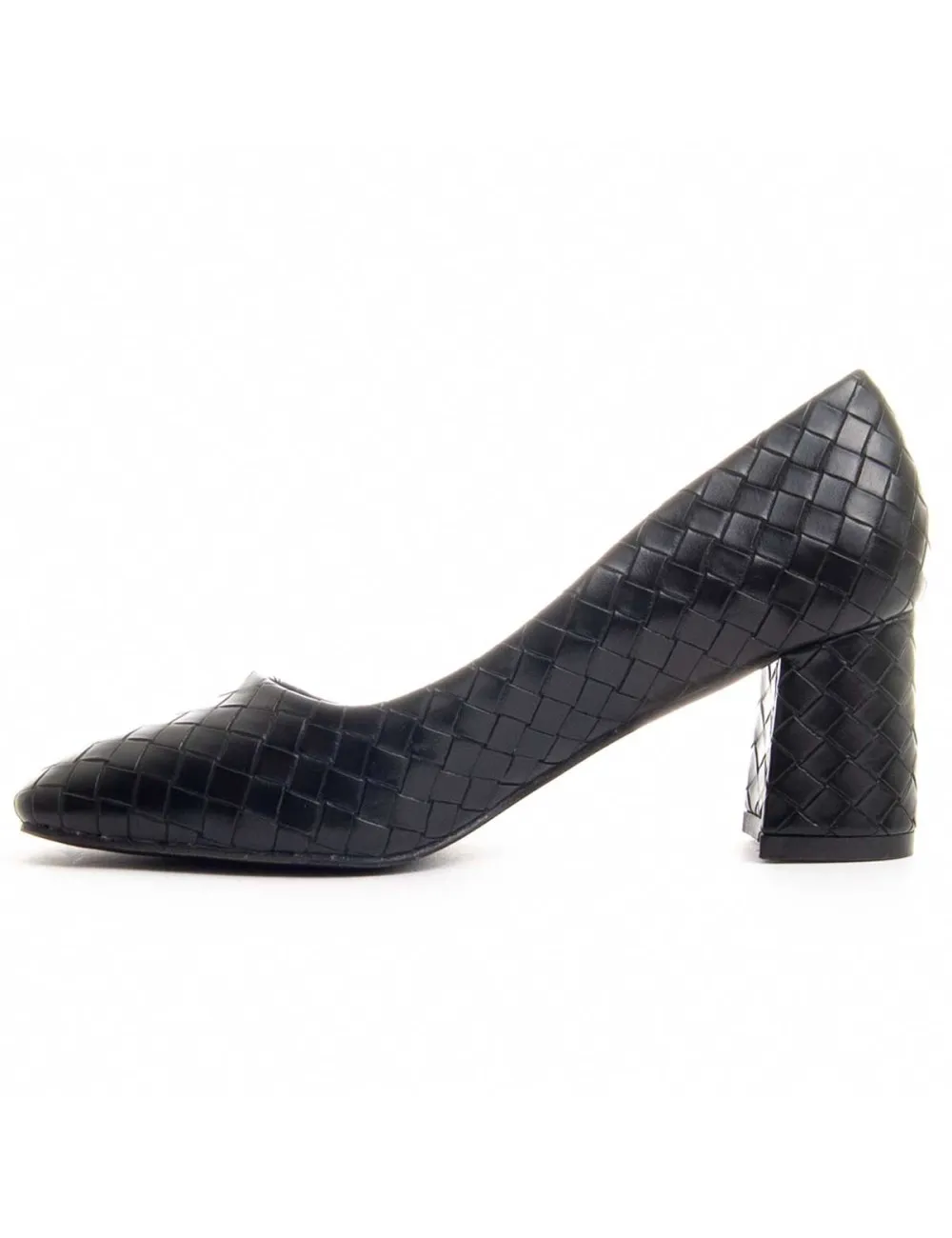 Zapato De Tacón Para Mujer.  Montevita  Colombia  87741 Negro