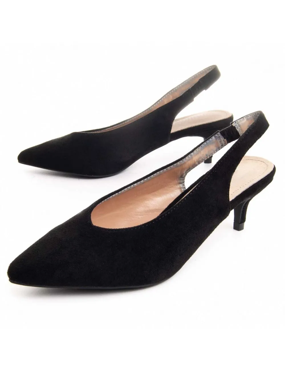 Zapato De Tacón Para Mujer.  Montevita  Esfera  87749 Negro