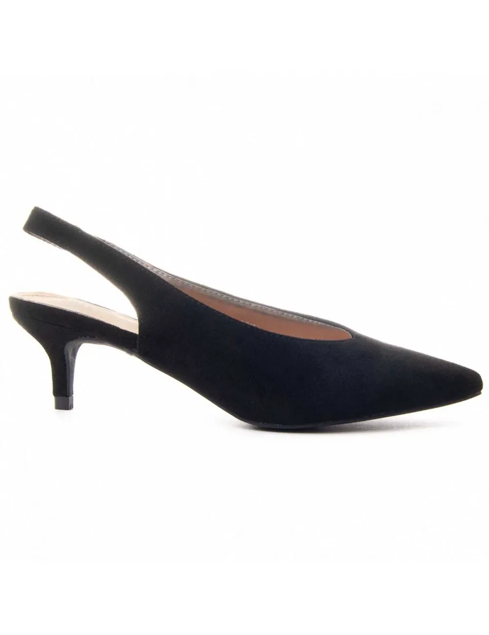 Zapato De Tacón Para Mujer.  Montevita  Esfera  87749 Negro