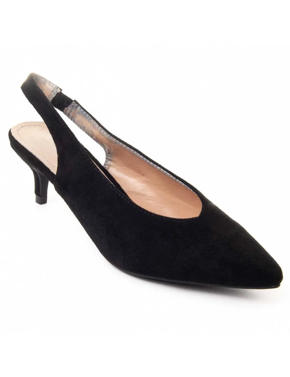 Zapato De Tacón Para Mujer.  Montevita  Esfera  87749 Negro