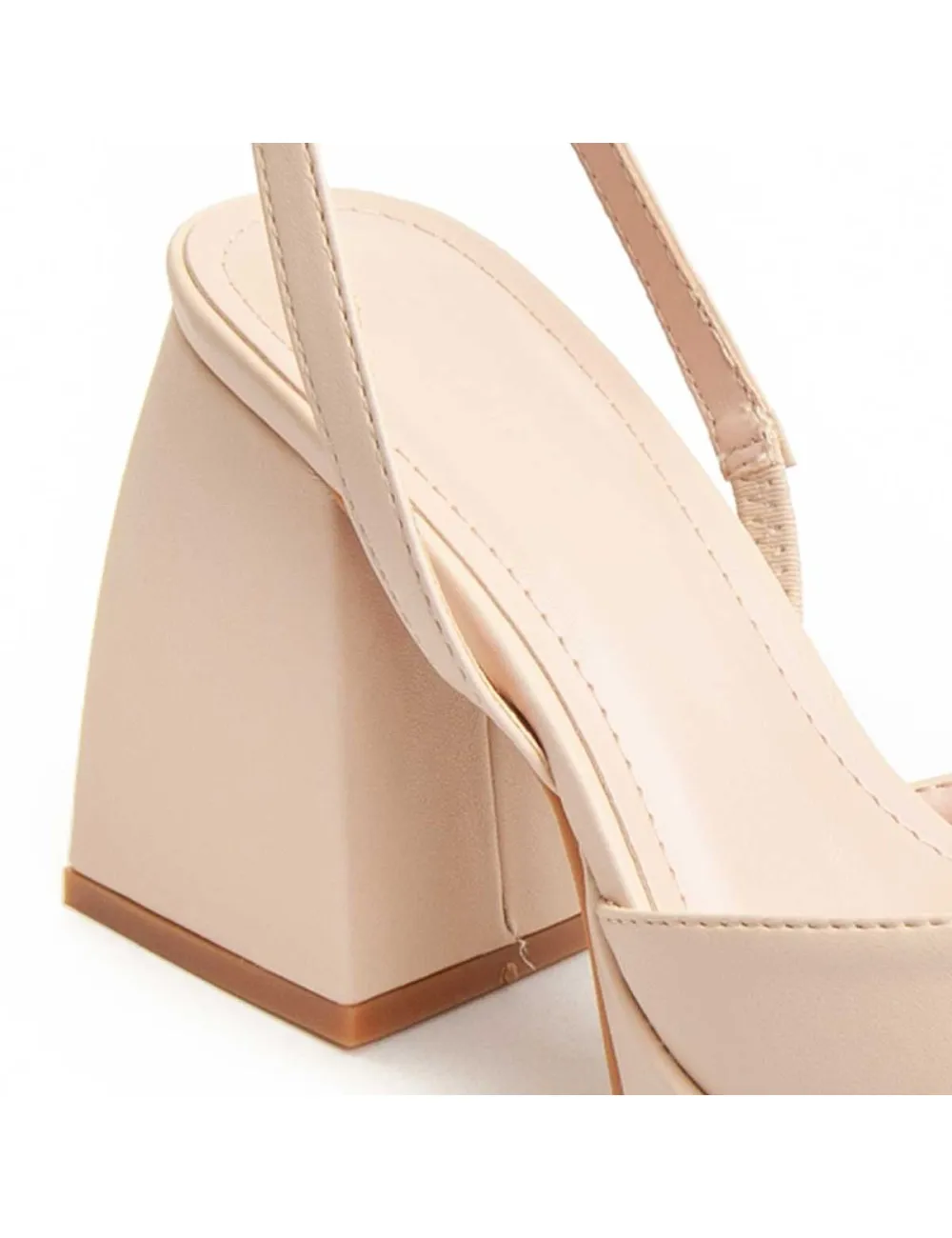 Zapato De Tacón Para Mujer.  Montevita  Massi2  91301 Beige