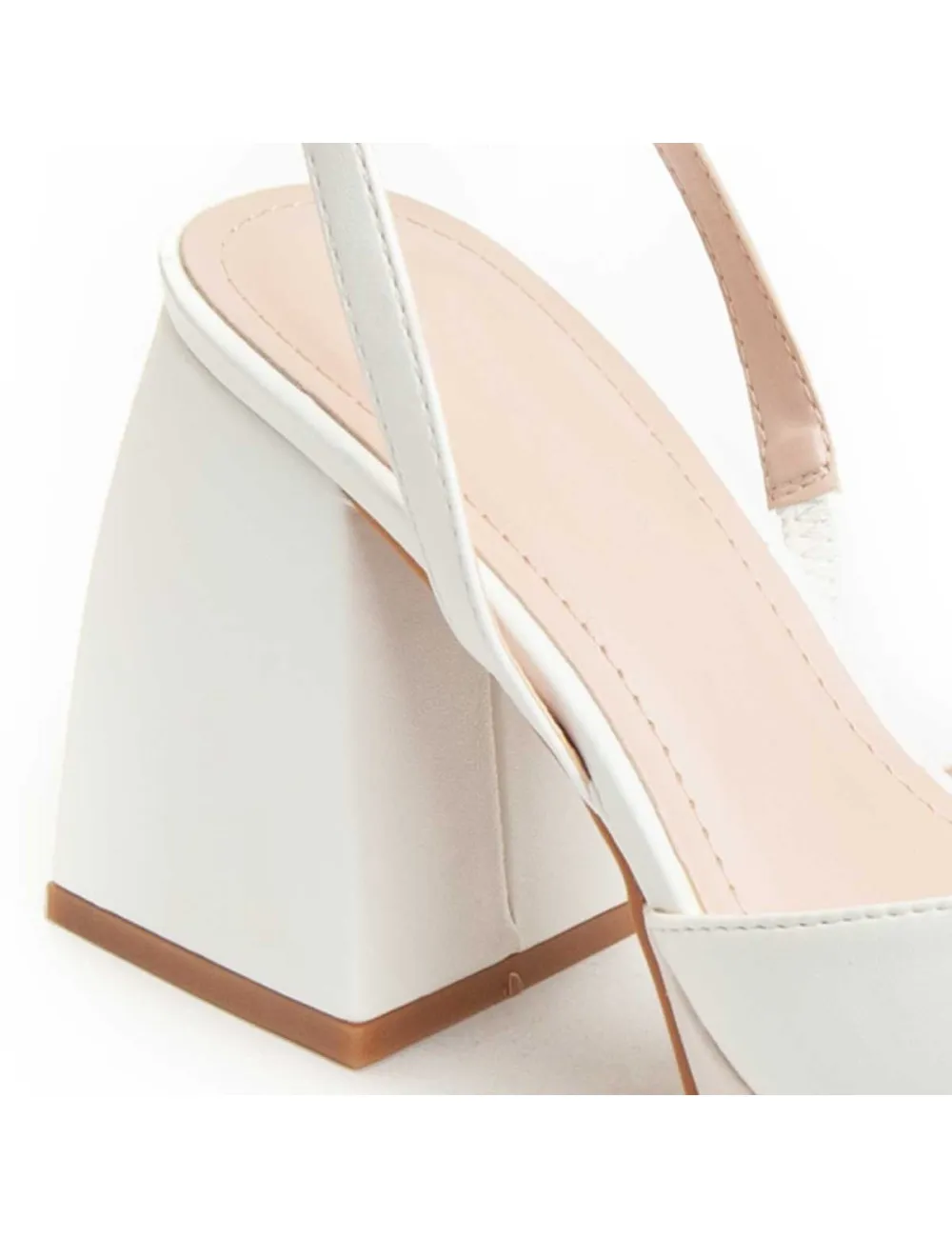 Zapato De Tacón Para Mujer.  Montevita  Massi2  91302 Blanco