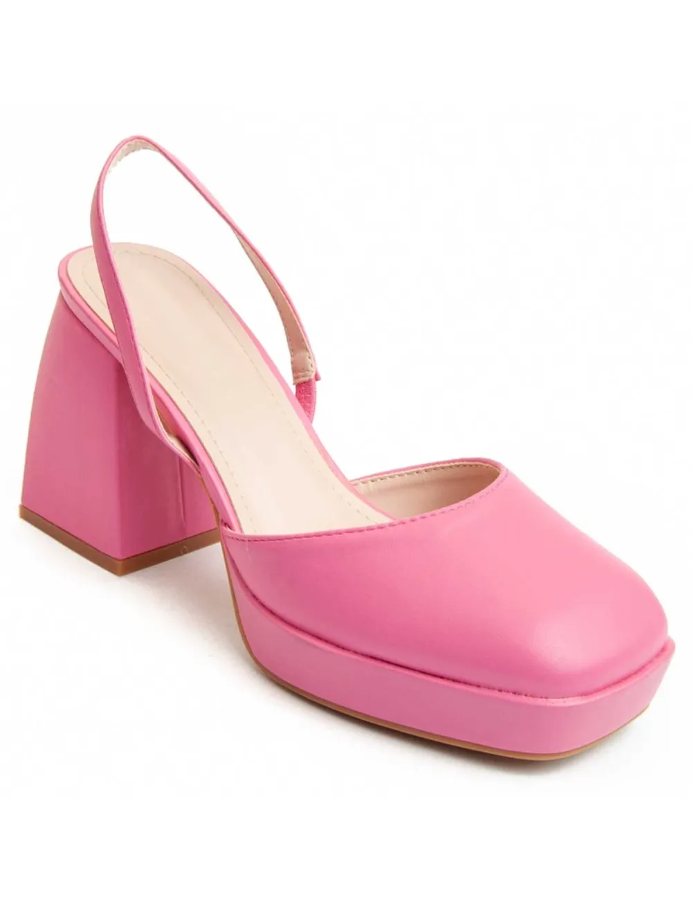 Zapato De Tacón Para Mujer.  Montevita  Massi2  91303 Fuxia