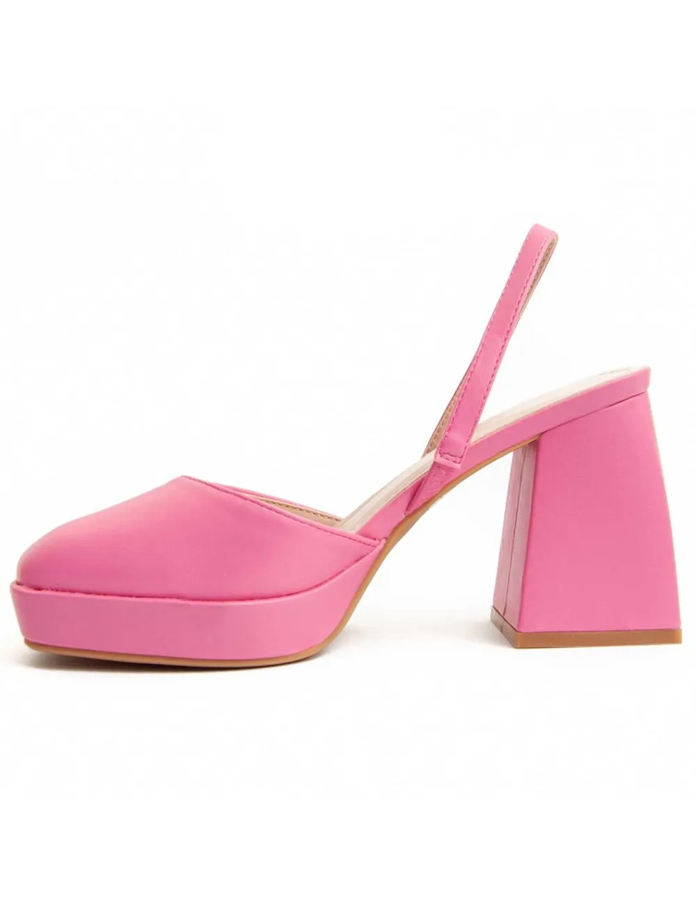 Zapato De Tacón Para Mujer.  Montevita  Massi2  91303 Fuxia