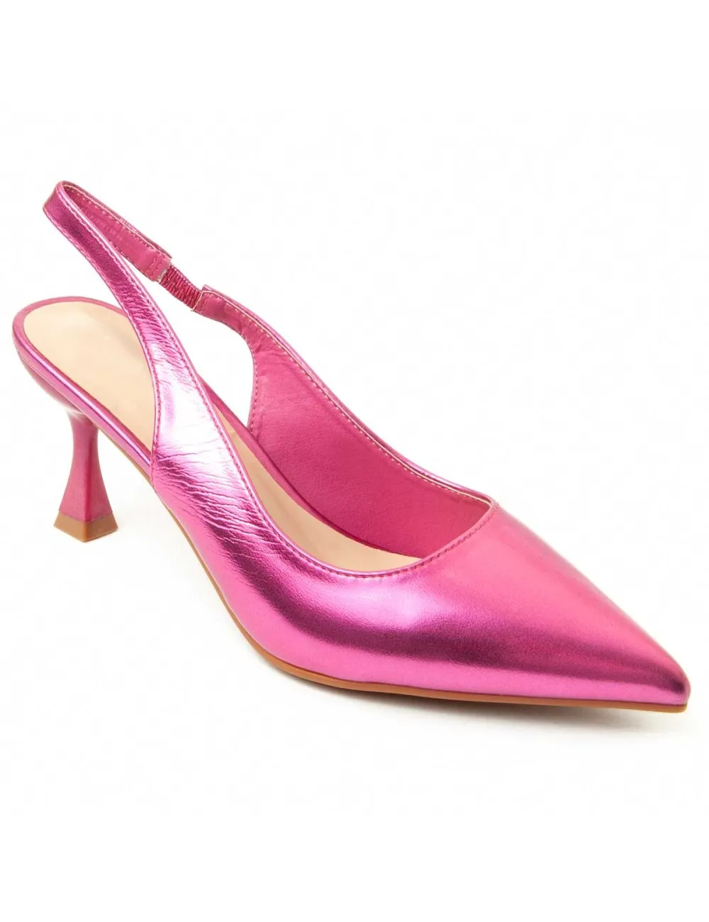 Zapato De Tacón Para Mujer.  Montevita  Mia  90344 Fuxia