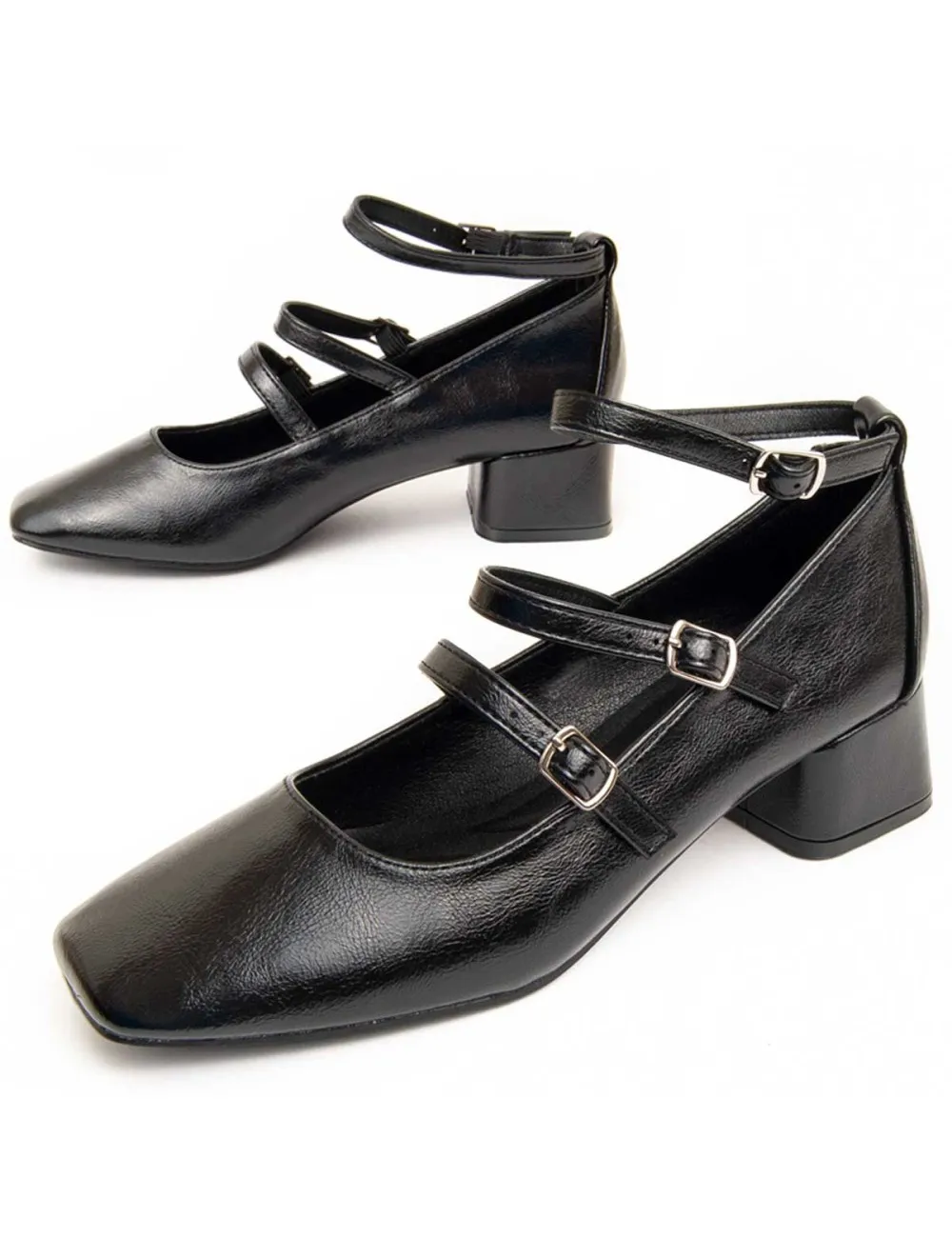 Zapato De Tacón Para Mujer.  Montevita  Salome  93929 Negro