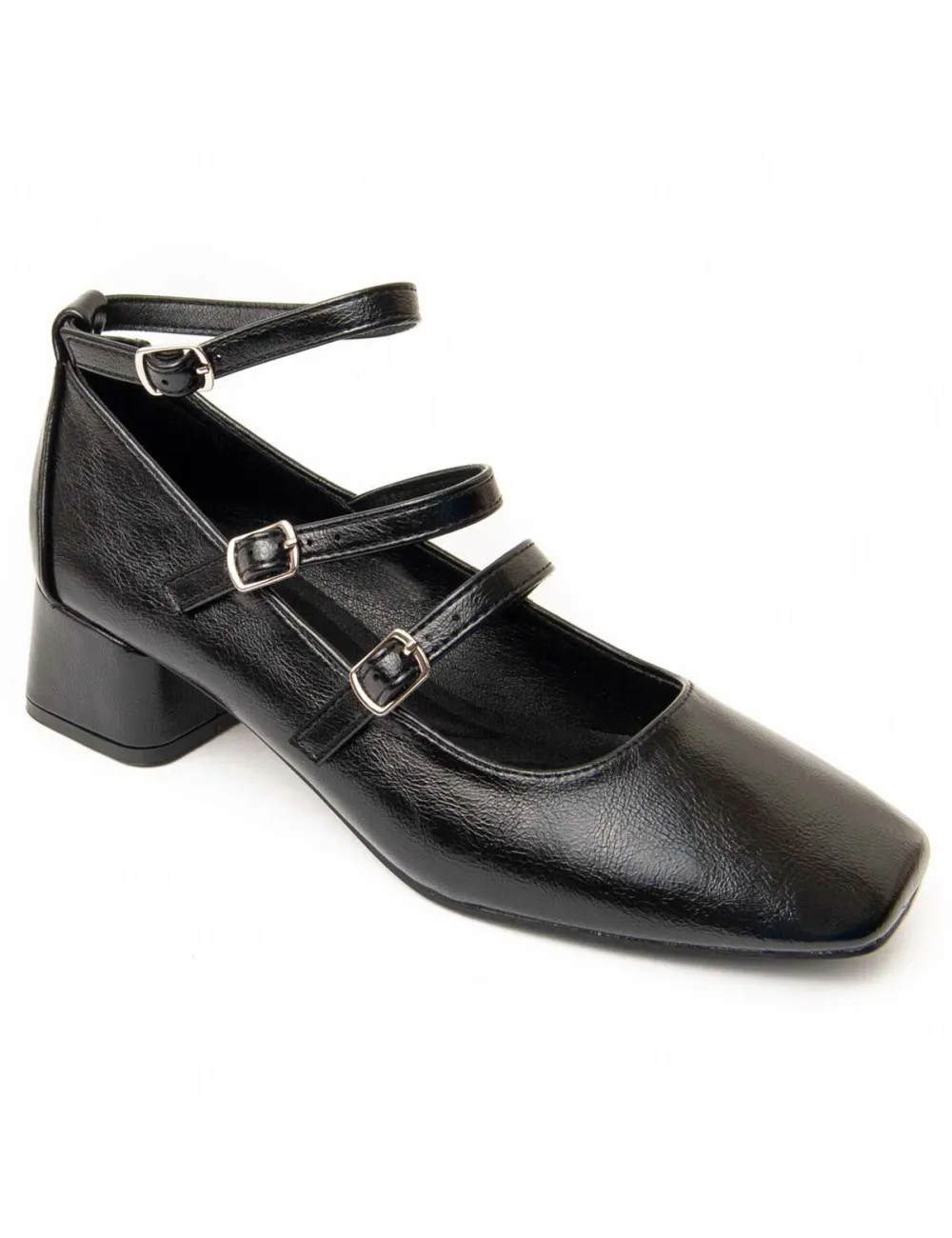 Zapato De Tacón Para Mujer.  Montevita  Salome  93929 Negro