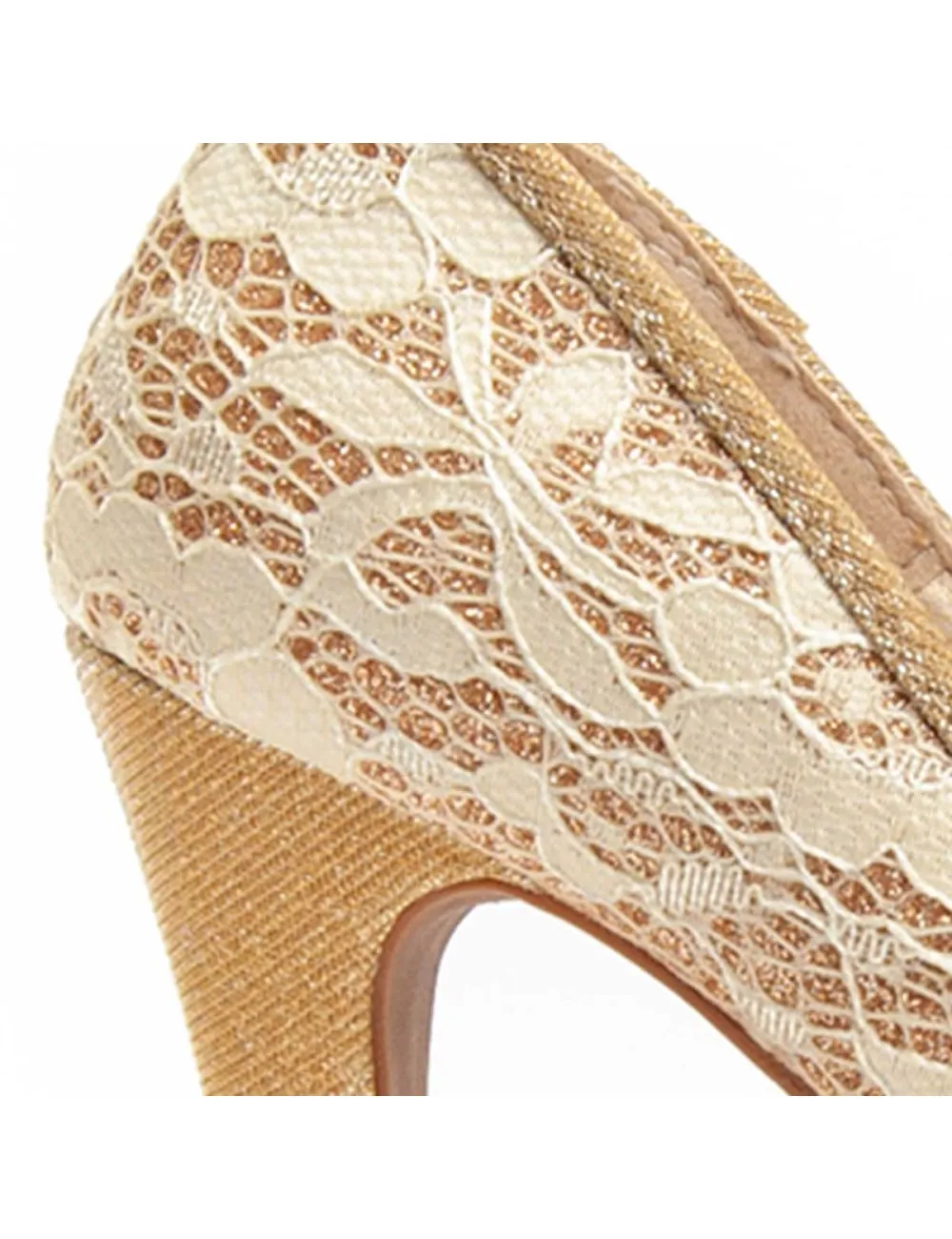 Zapato De Tacón Para Mujer.  Montevita  Unne69  92374 Bronce