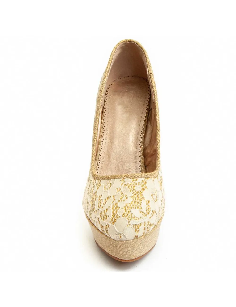 Zapato De Tacón Para Mujer.  Montevita  Unne69  92376 Dorado