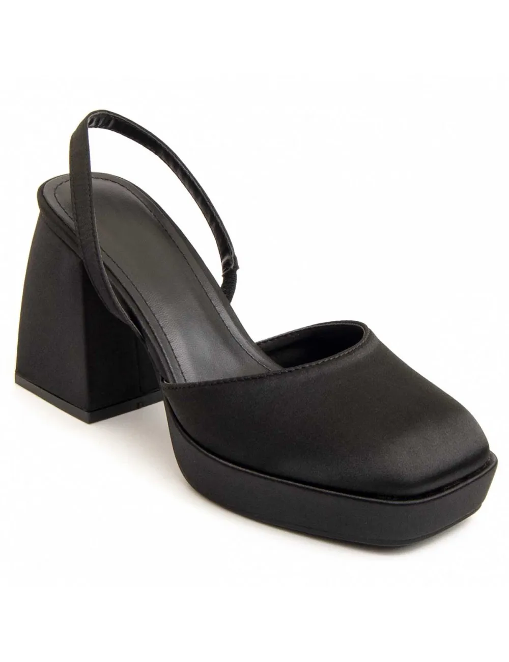 Zapato De Tacón Para Mujer.  Montevita  Varella  90321 Negro